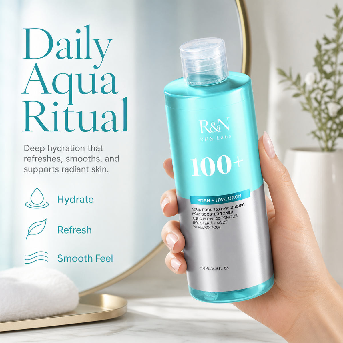 PDRN 100 Hyaluronic Acid Booster Toner – 250ml