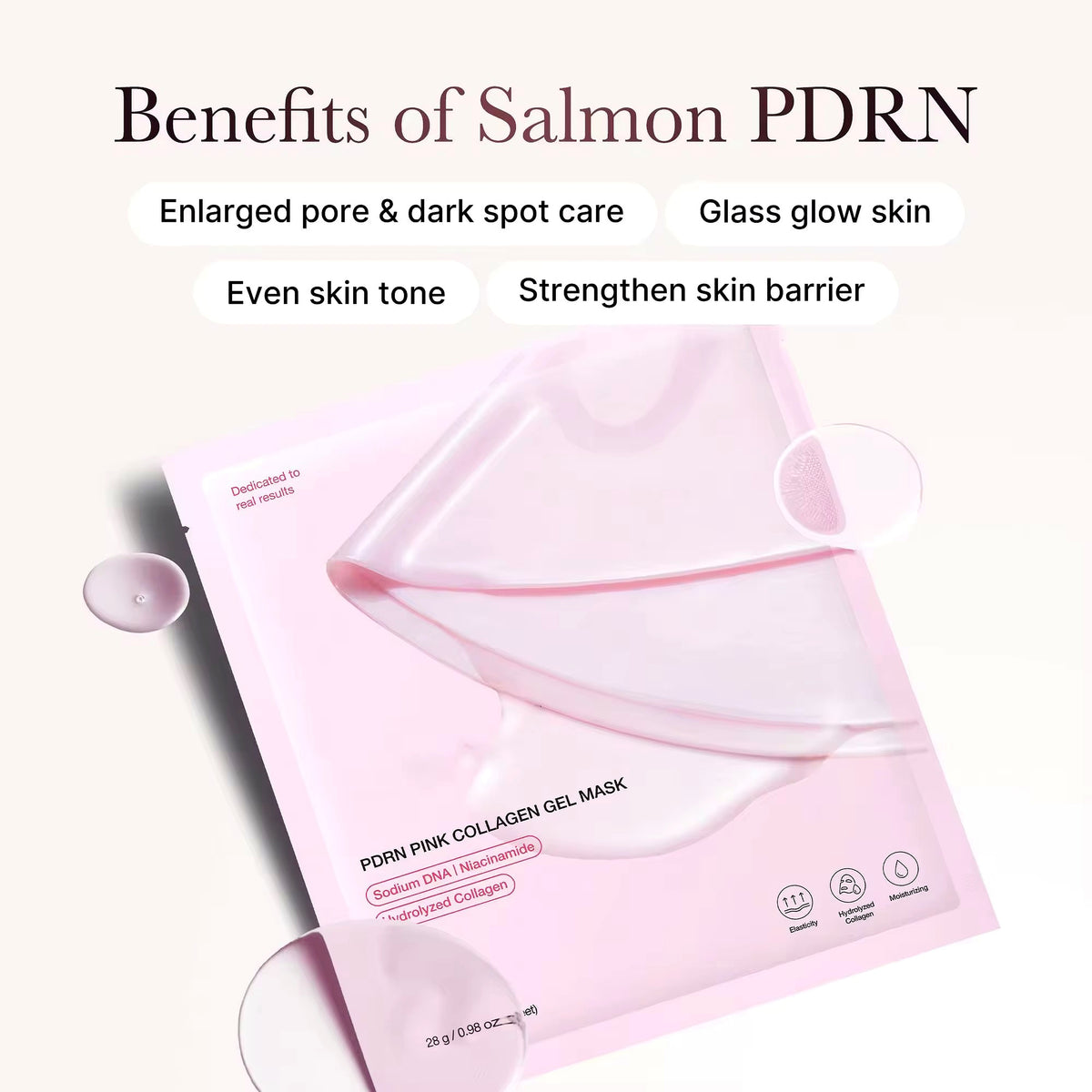PDRN Pink Collagen Hydrogel Face Mask