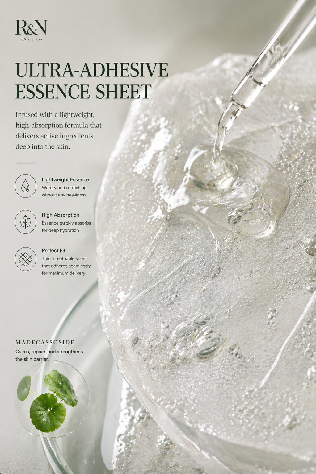 Madecassoside Cica Soothing Sheet Mask