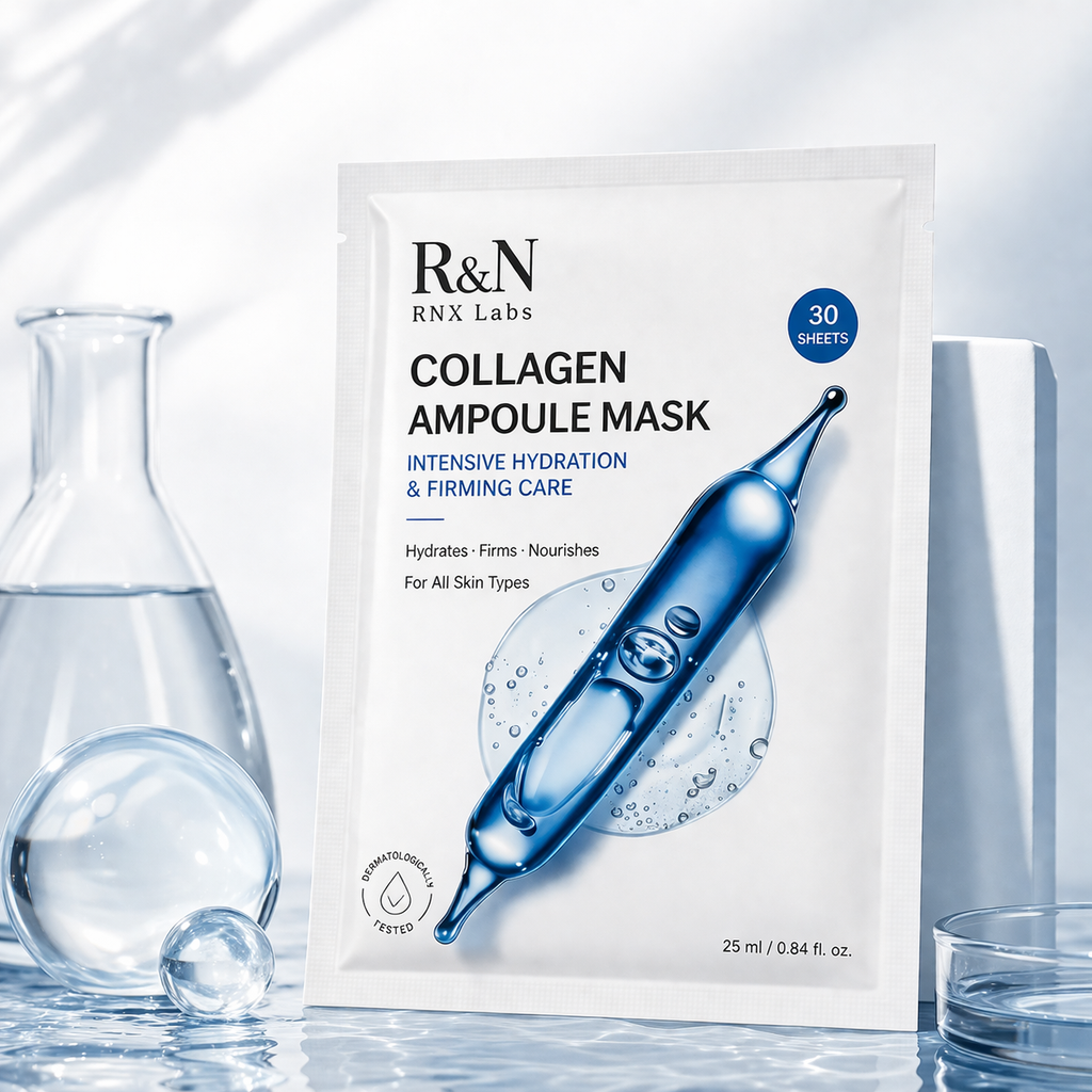 Collagen Ampoule Sheet Mask 25ml for Hydrated, Plump-Looking Skin