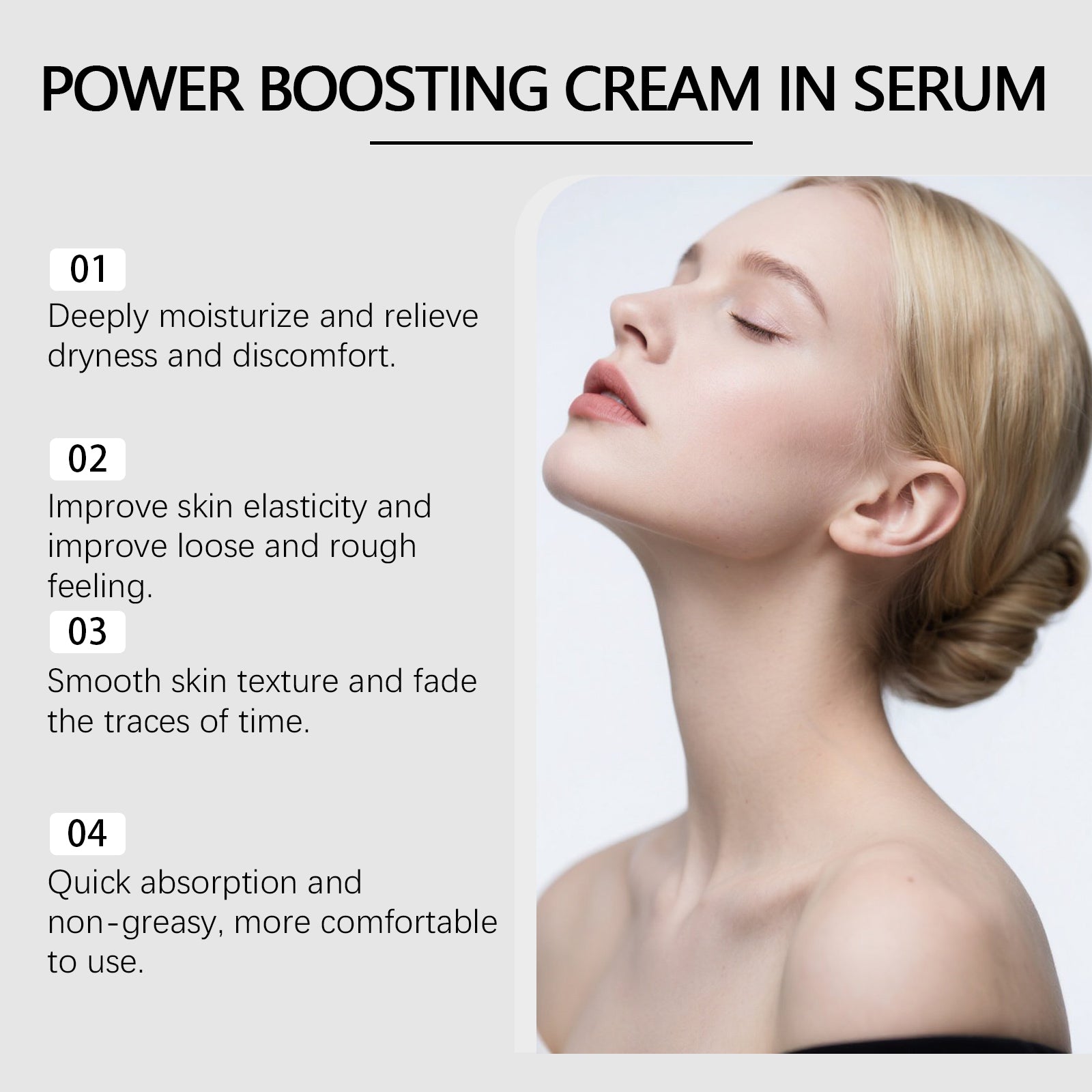 Deep Collagen Power Boosting Cream in Serum