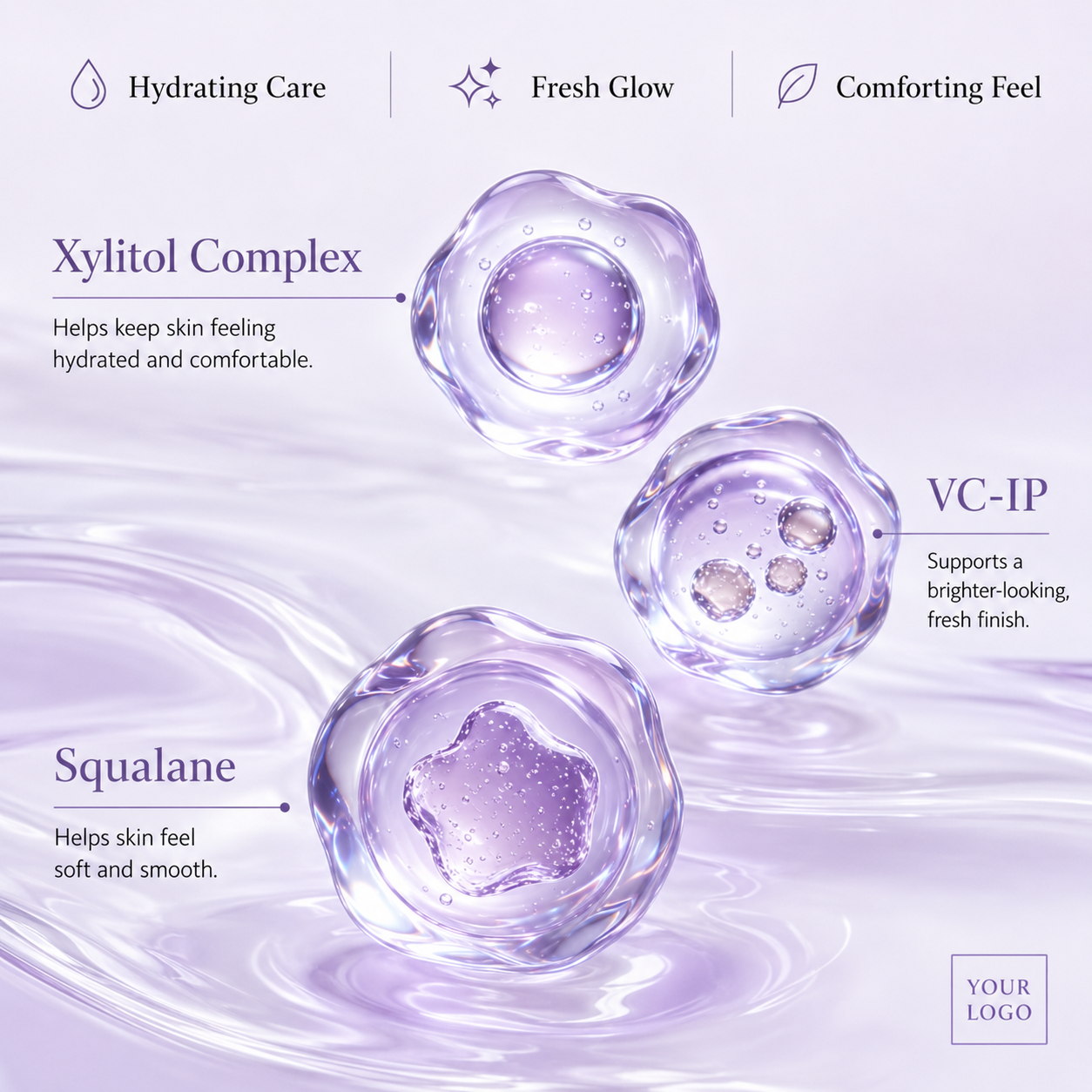 Custom serum manufacturer RNX Labs Volufiline-focused skincare concept