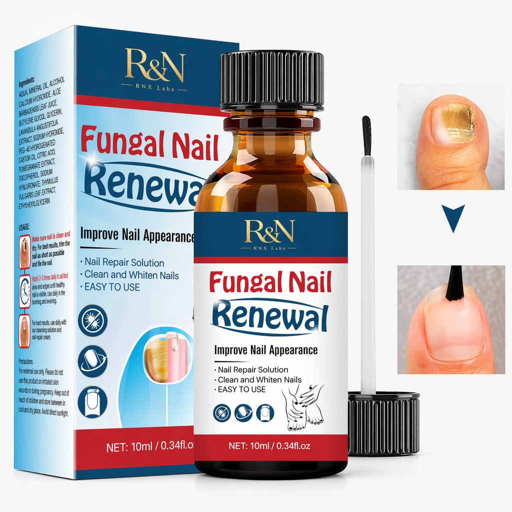 RNX Labs Nail Appearance Renewal Solution 10ML ready stock brush-on nail care product with box and bottle packaging
