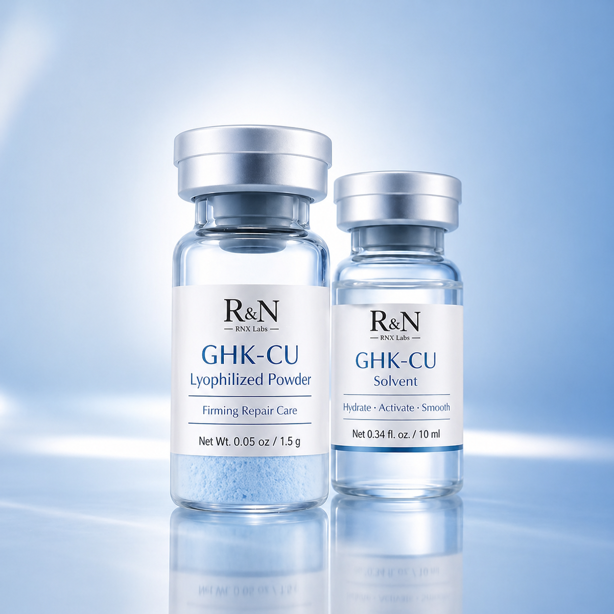 GHK-Cu Lyophilized Copper Peptide Serum Set