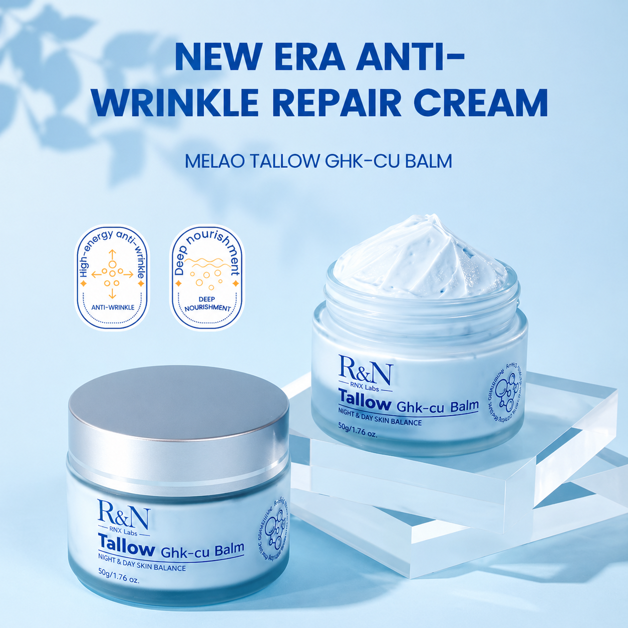 Tallow Balm with Copper Peptide GHK-Cu Face Cream
