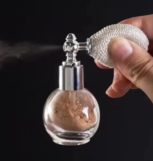 Fine sparkle body highlighter spray packaging concept for OEM ODM beauty product development