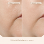 Before and after visual concept for saffron-inspired serum private label marketing