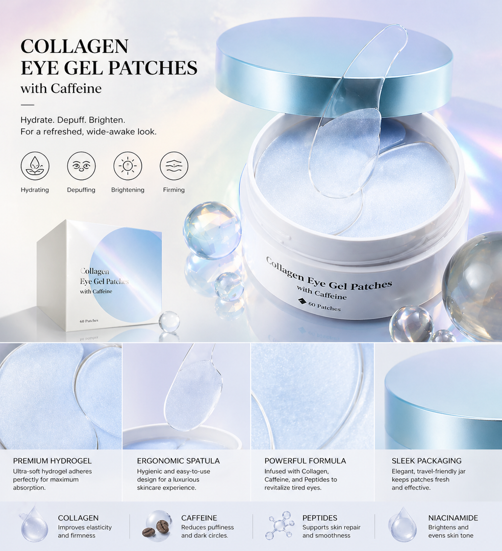 Collagen Caffeine Under Eye Gel Masks