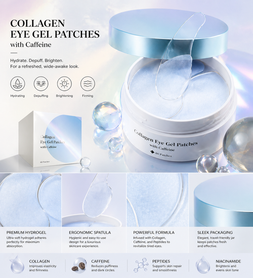 Collagen Caffeine Under Eye Gel Masks