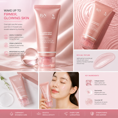 Collagen Night Wrapping Mask – 75ml
