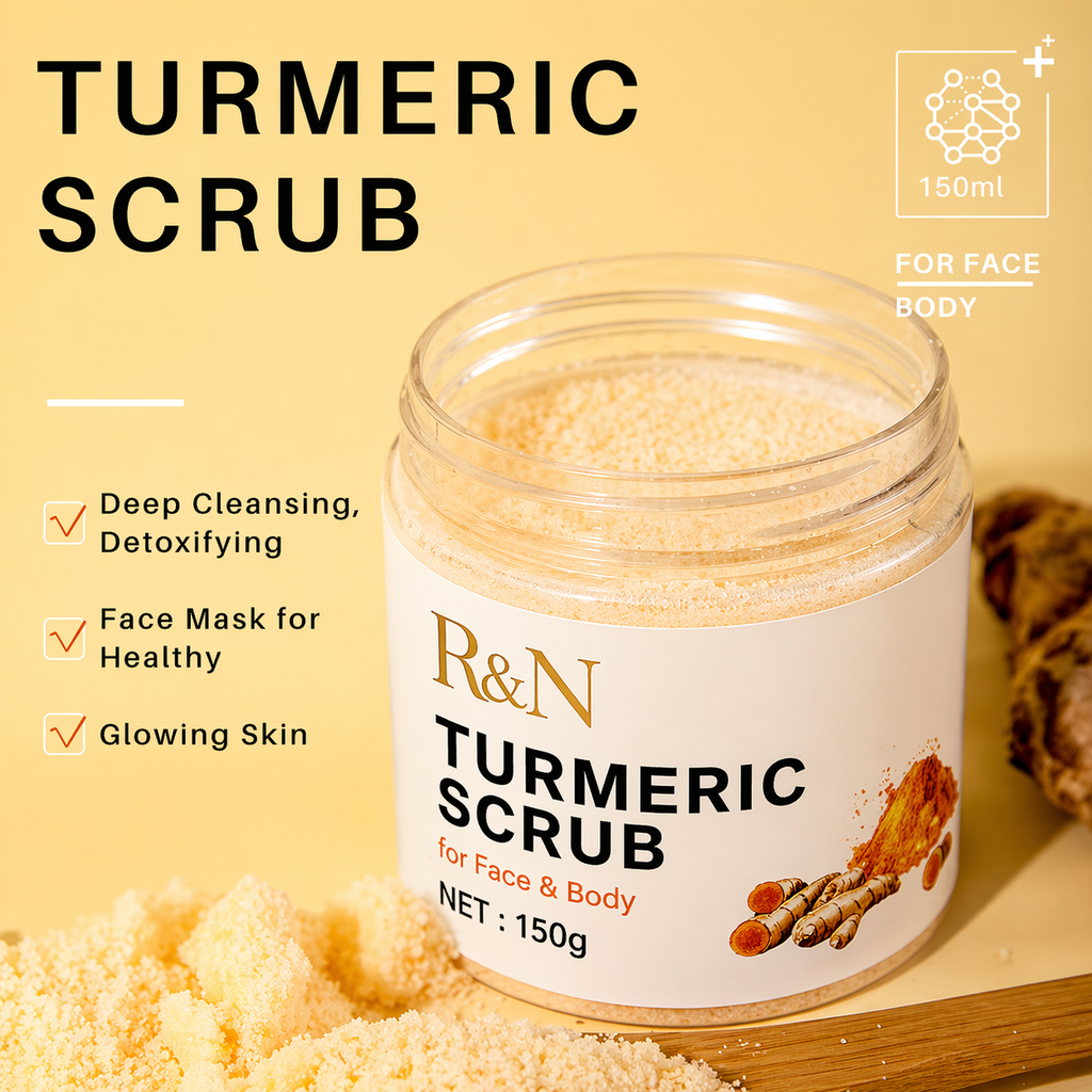 Turmeric Face & Body Scrub – 150g