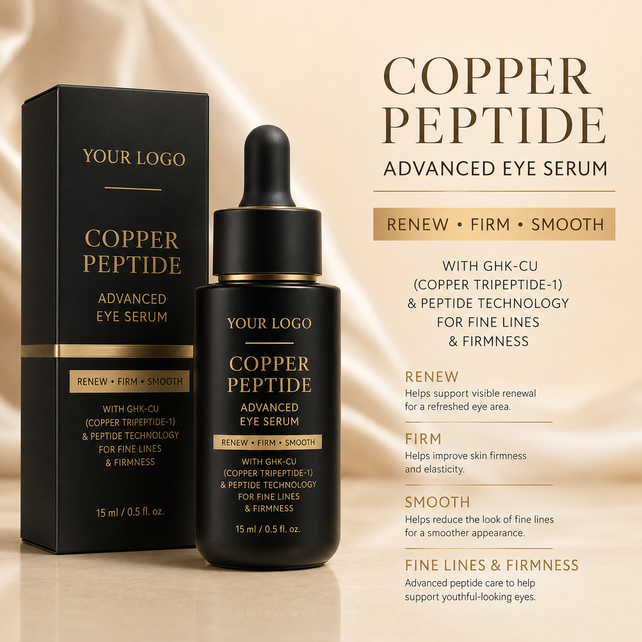 Private Label Copper Peptide Serum 30ML