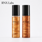 RNX Labs custom glow sunscreen mist concept with glass skin illuminating spray packaging for private label sun care brands