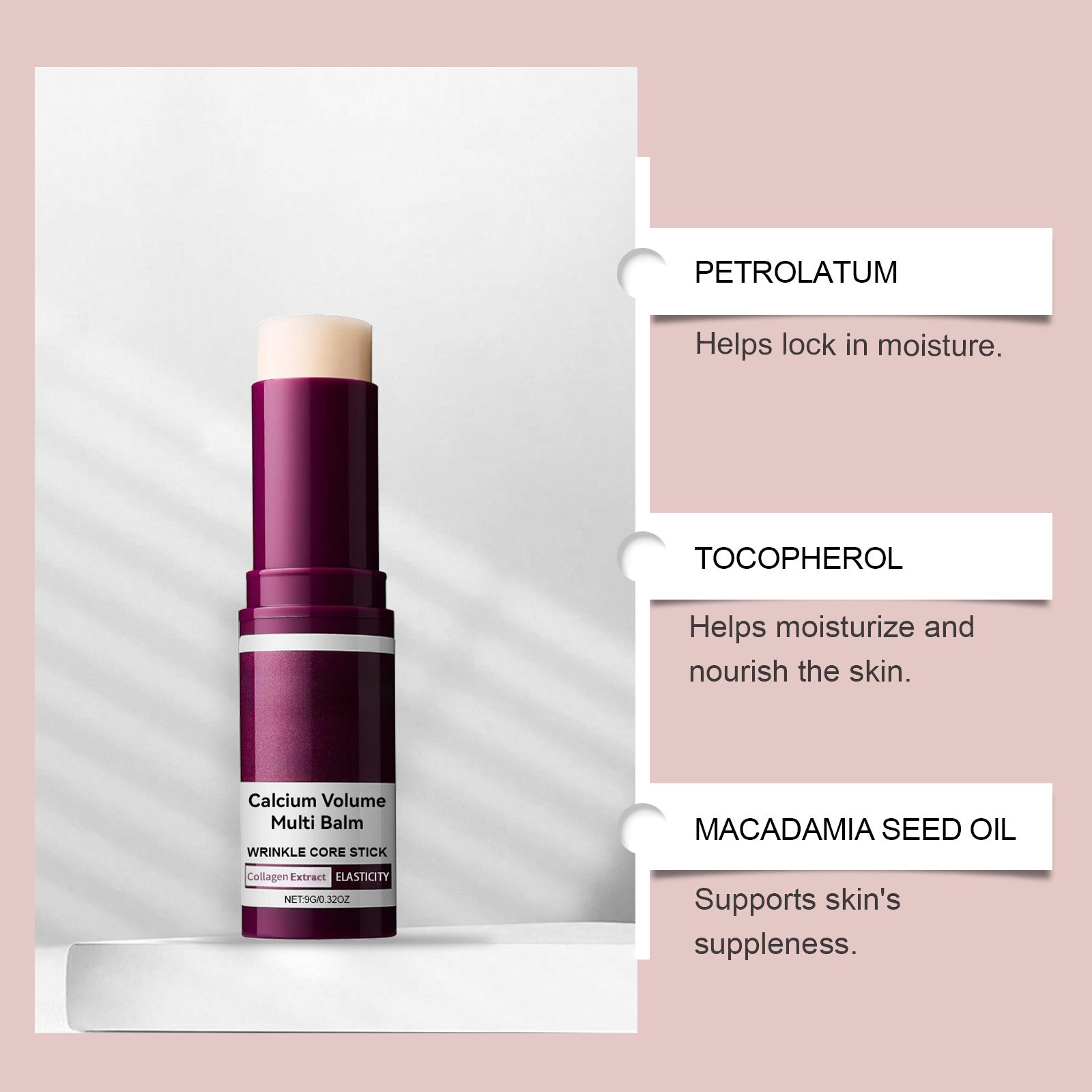 Calcium Volume Multi Balm Wrinkle Core Stick with Collagen Extract 9g