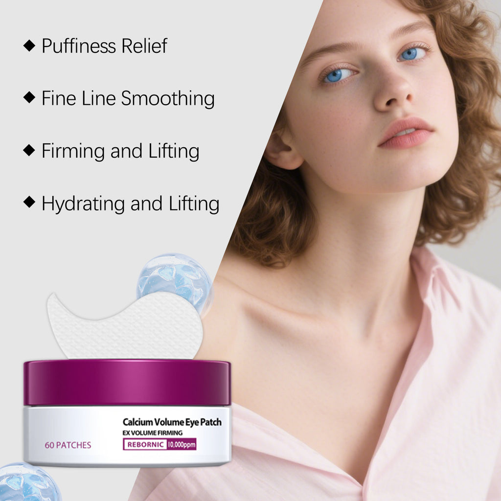 Calcium Volume Eye Patch with Rebornic 10,000ppm & Hydrolyzed Elastin 60 Patches