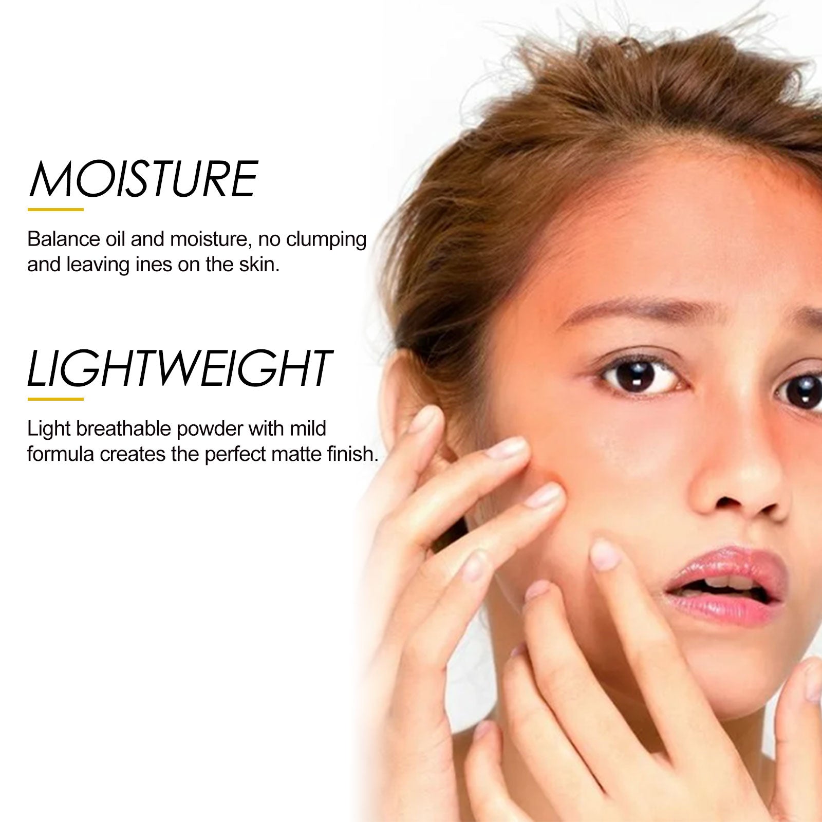 SPF 50 PA++ No-Sebum Sunscreen Shaping Powder Matte Oil Control 8g