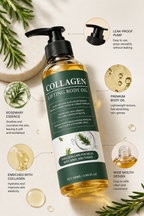 Collagen Body Oil | Hydrating & Smoothing Body Oil for Dry Skin & Radiant Glow