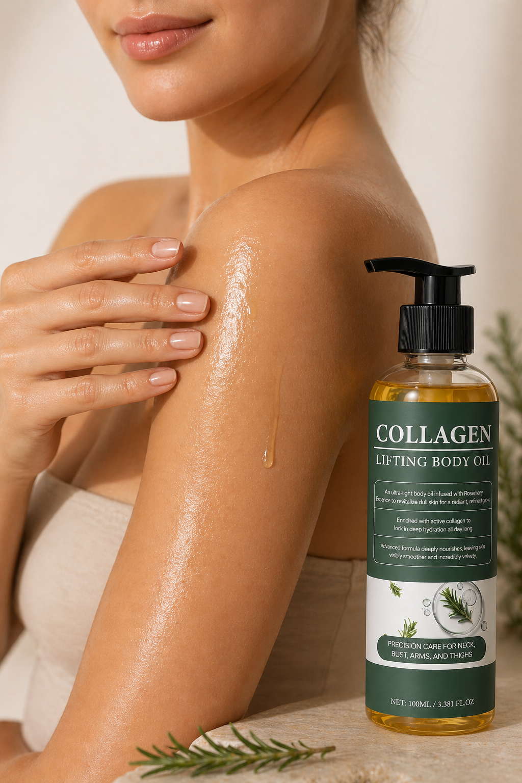 Collagen Body Oil | Hydrating & Smoothing Body Oil for Dry Skin & Radiant Glow