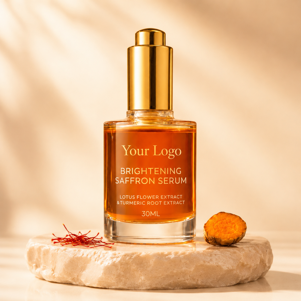 Custom Saffron Brightening Serum with Lotus & Turmeric 30ML
