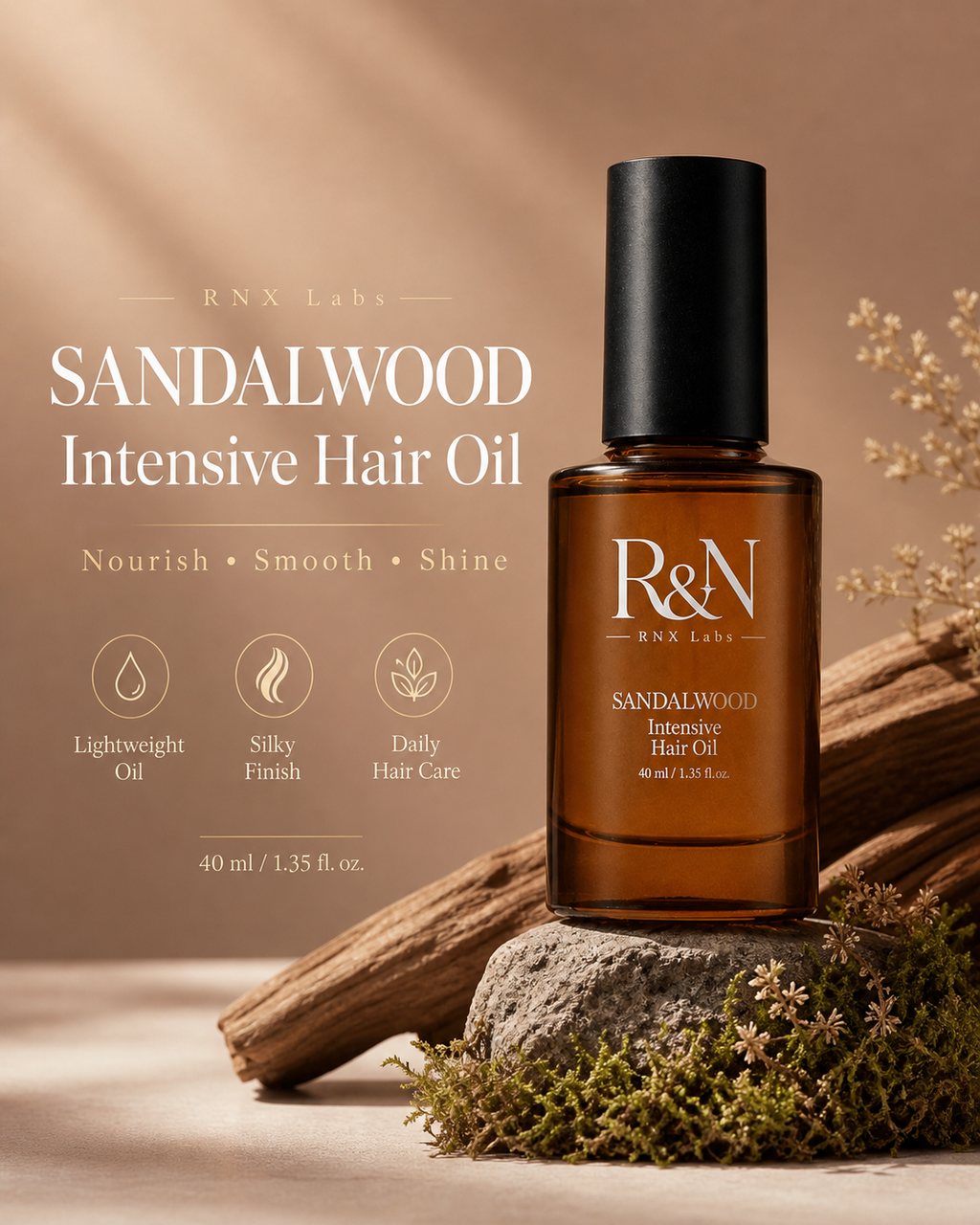 Sandalwood Intensive Hair Oil – 40ml