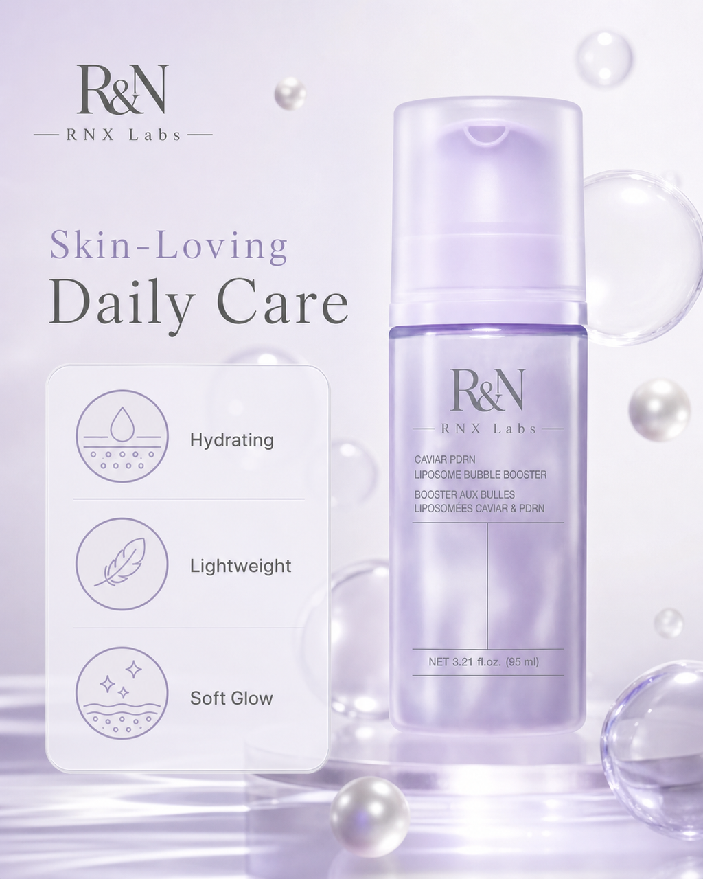 Caviar PDRN Liposome Bubble Booster – 95ml