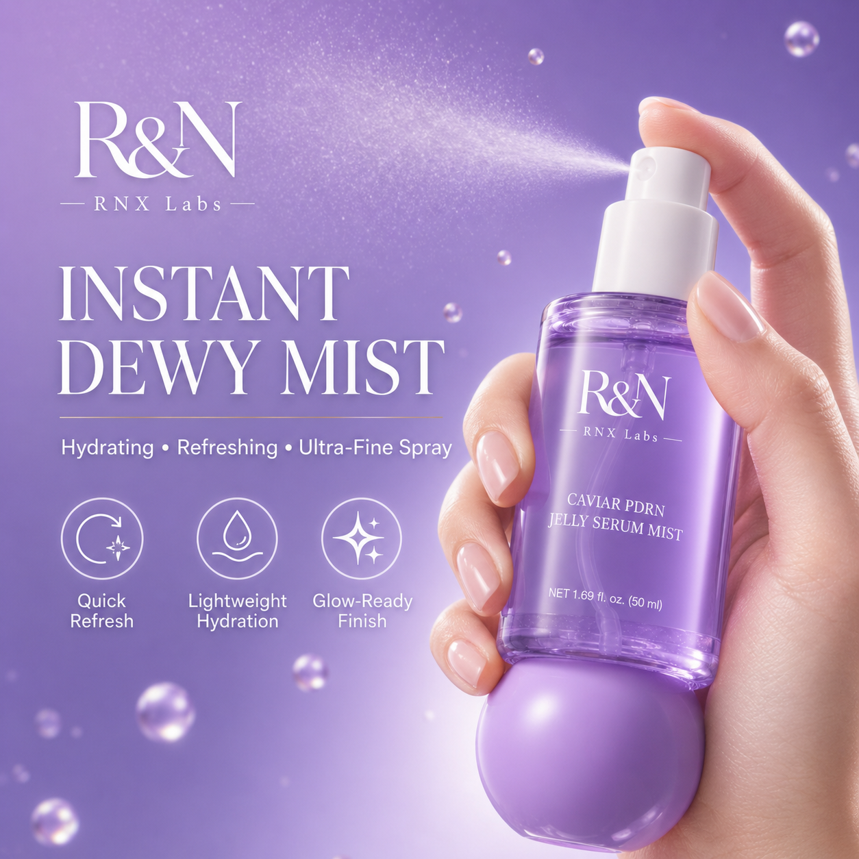 Caviar PDRN Jelly Serum Mist – 50ml