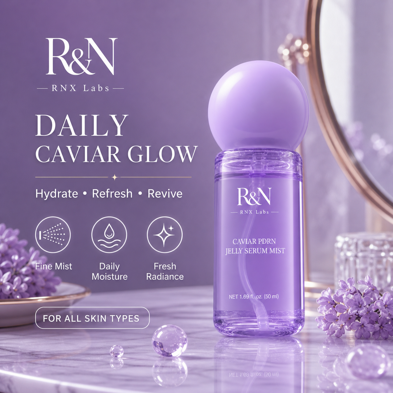 Caviar PDRN Jelly Serum Mist – 50ml
