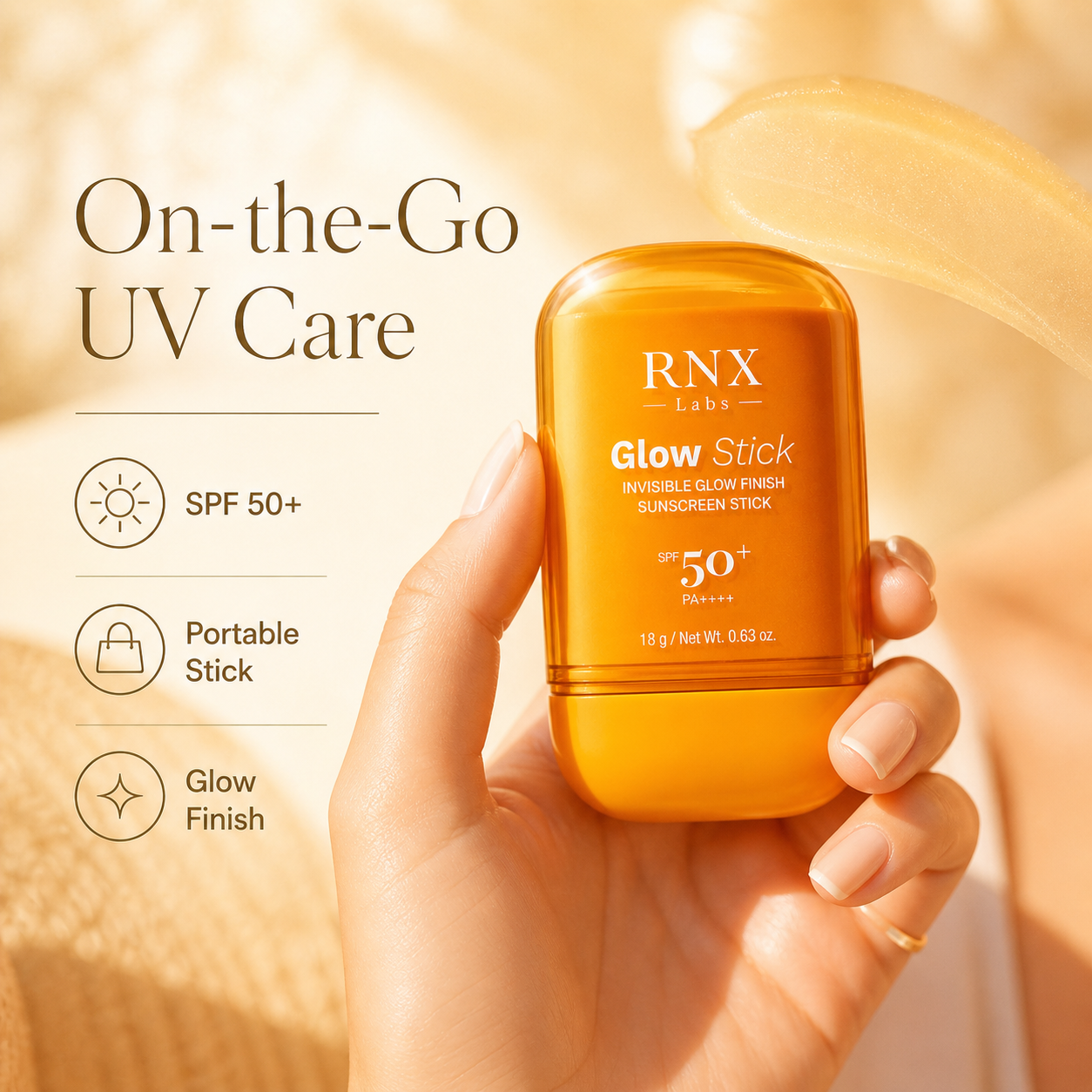 Glow Stick SPF 50+ Sunscreen Stick – 18g