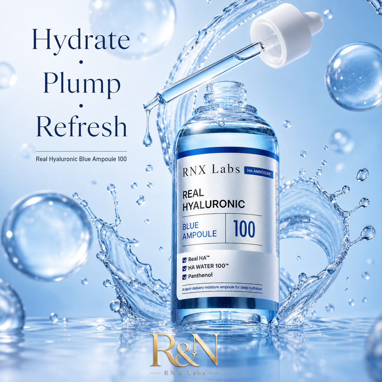 Real Hyaluronic Blue Ampoule 100 – 30ml