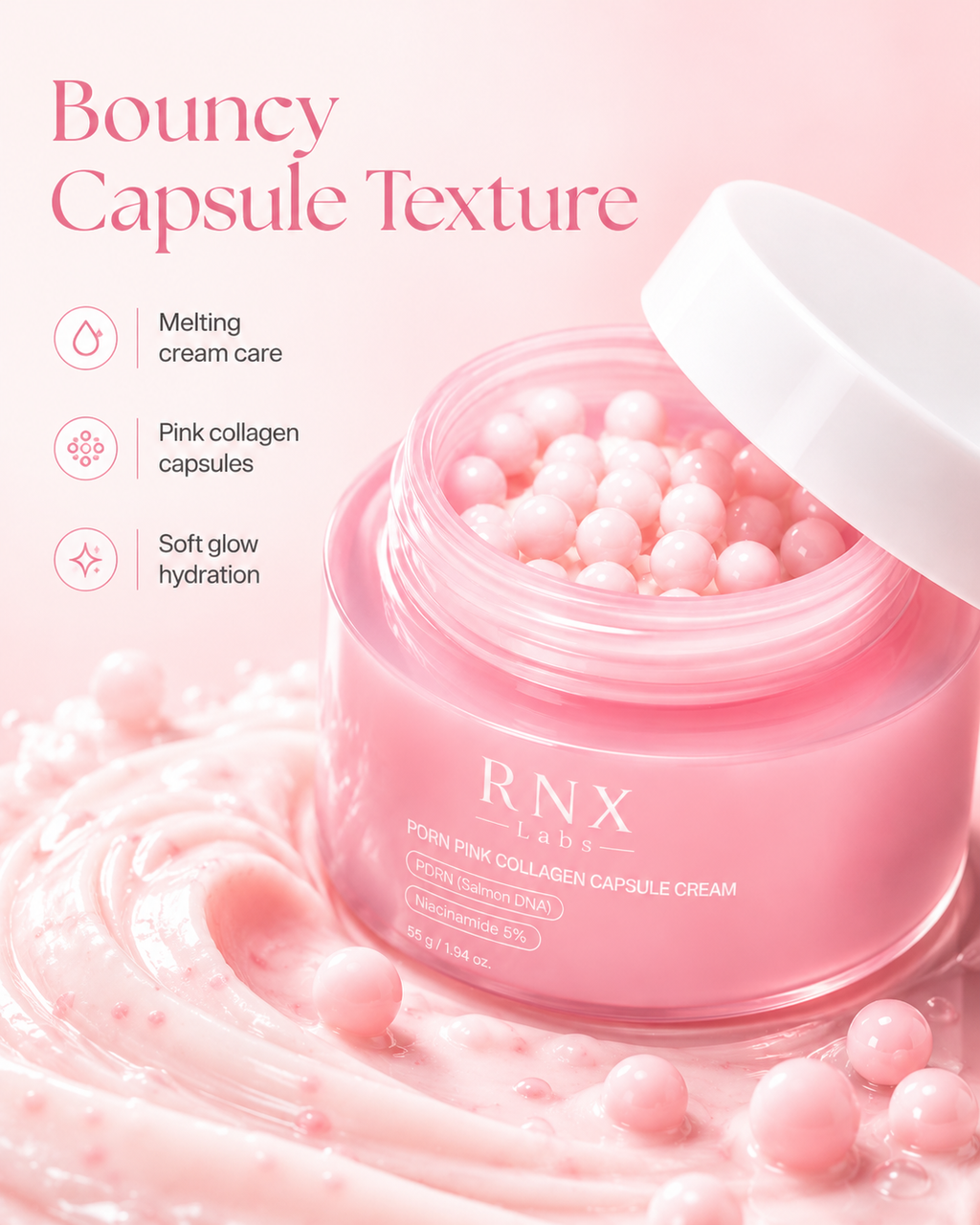 RNX Labs PDRN Pink Collagen Capsule Cream