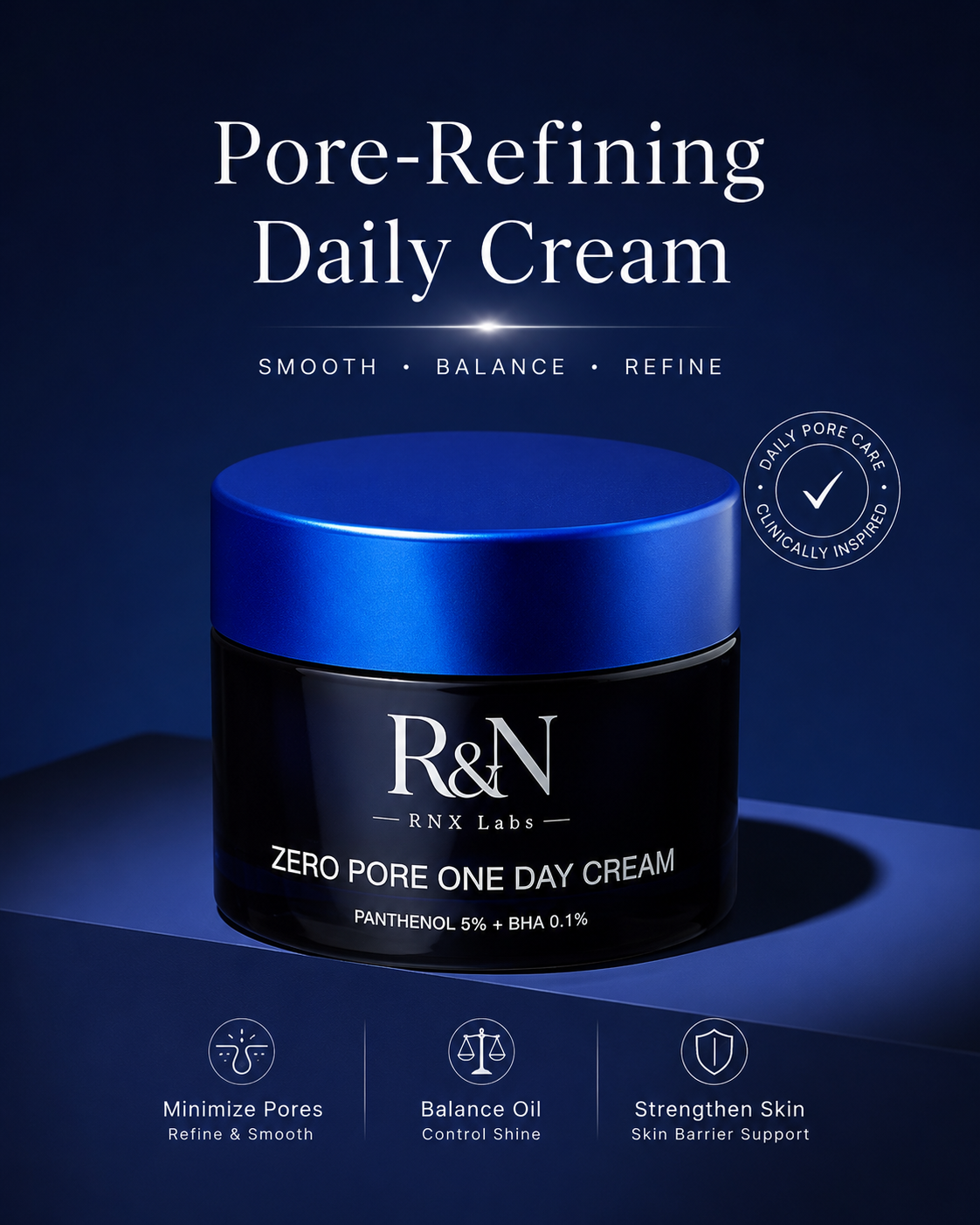 R&N Pore-Refining Daily Cream | Zero Pore One Day Cream