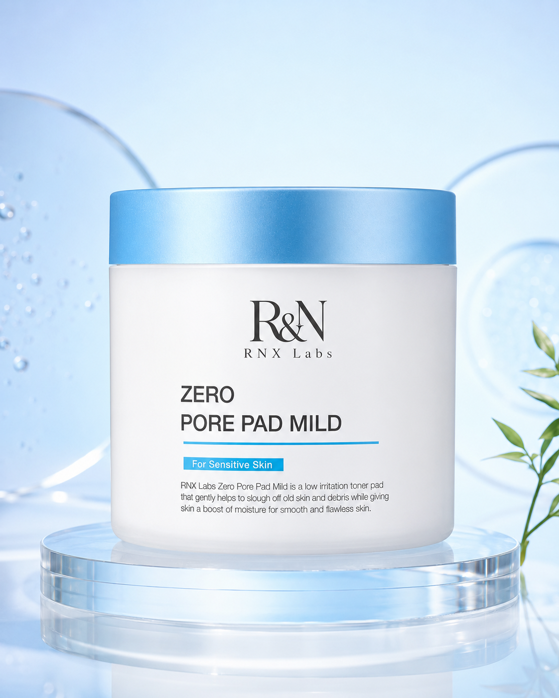 R&N Zero Pore Pad Mild | Low-Irritation Toner Pad for Sensitive Skin