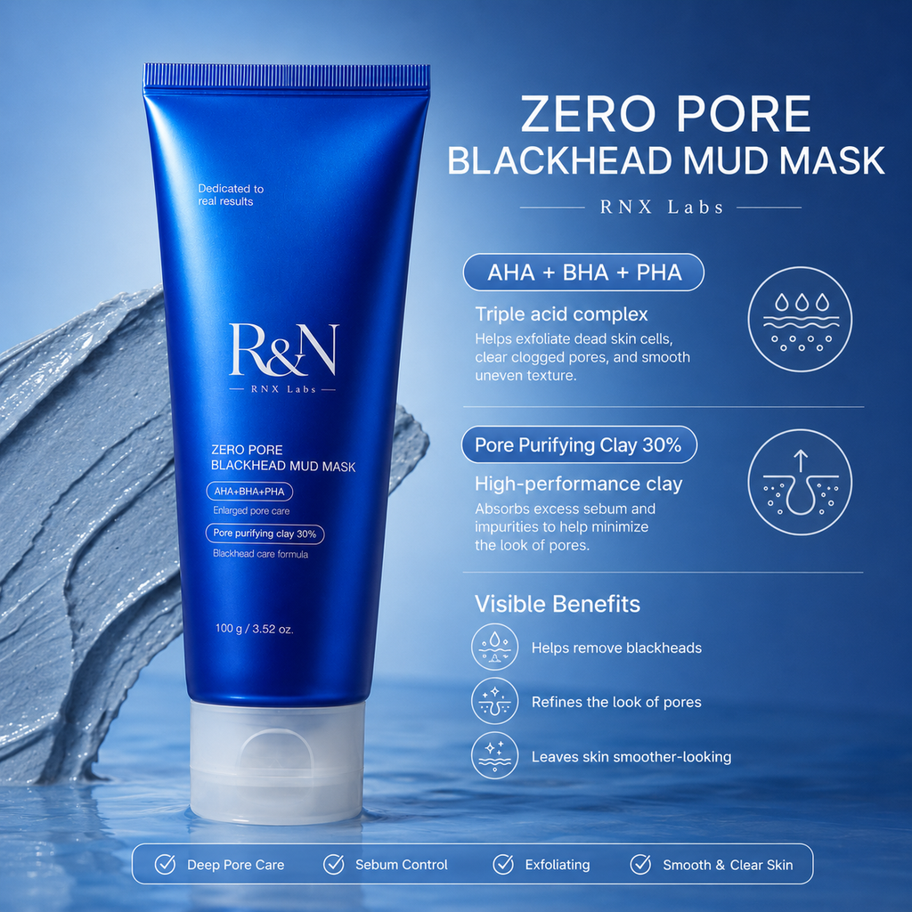 ZERO PORE BLACKHEAD MUD MASK – Deep Pore Purifying