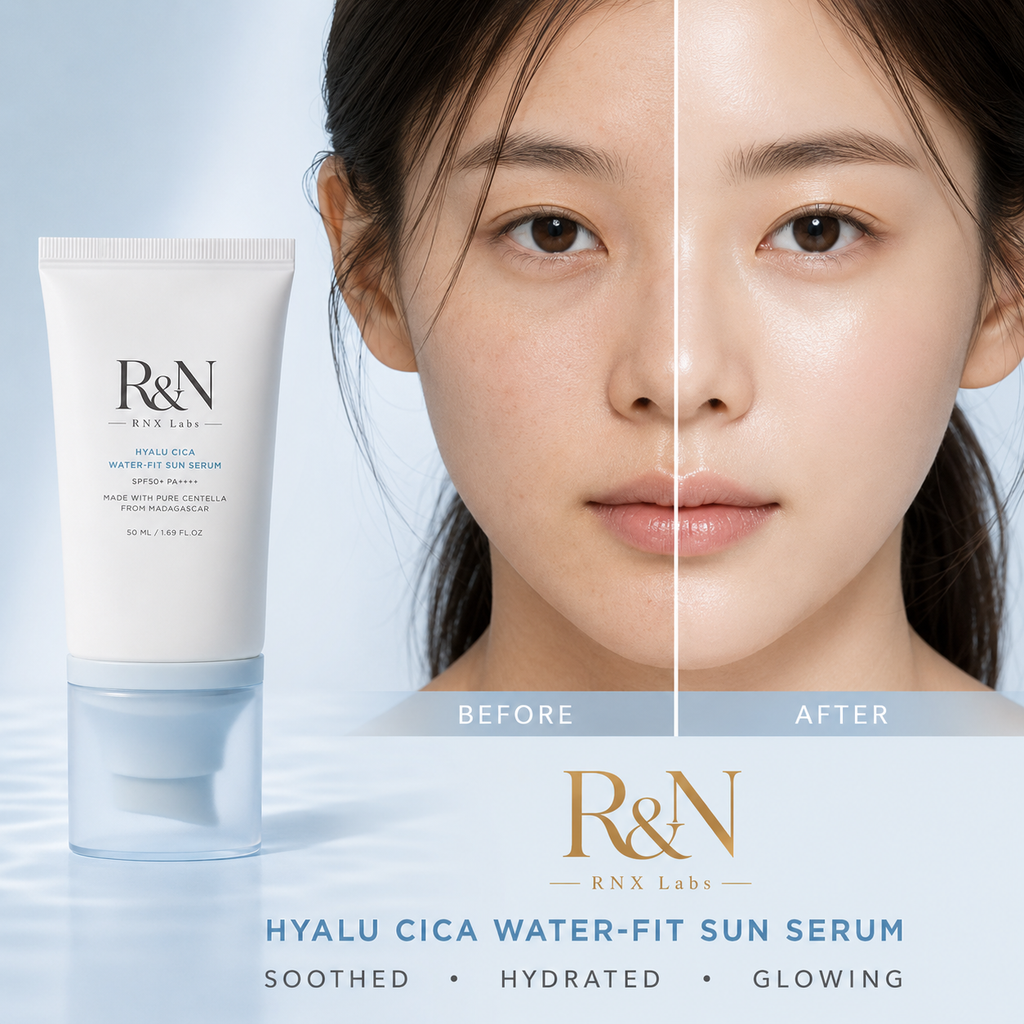 Hyalu Cica Water-Fit Sun Serum SPF50+ PA++++ – Lightweight Hydrating Sunscreen