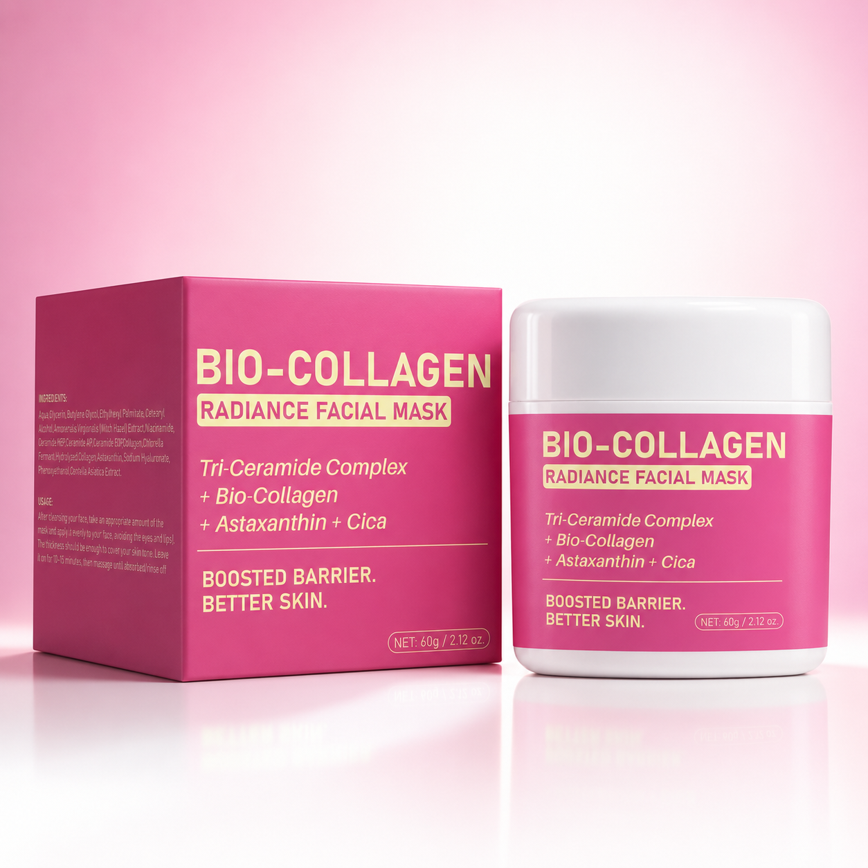 Bio-Collagen Radiance Facial Mask with Tri-Ceramide Complex 60g