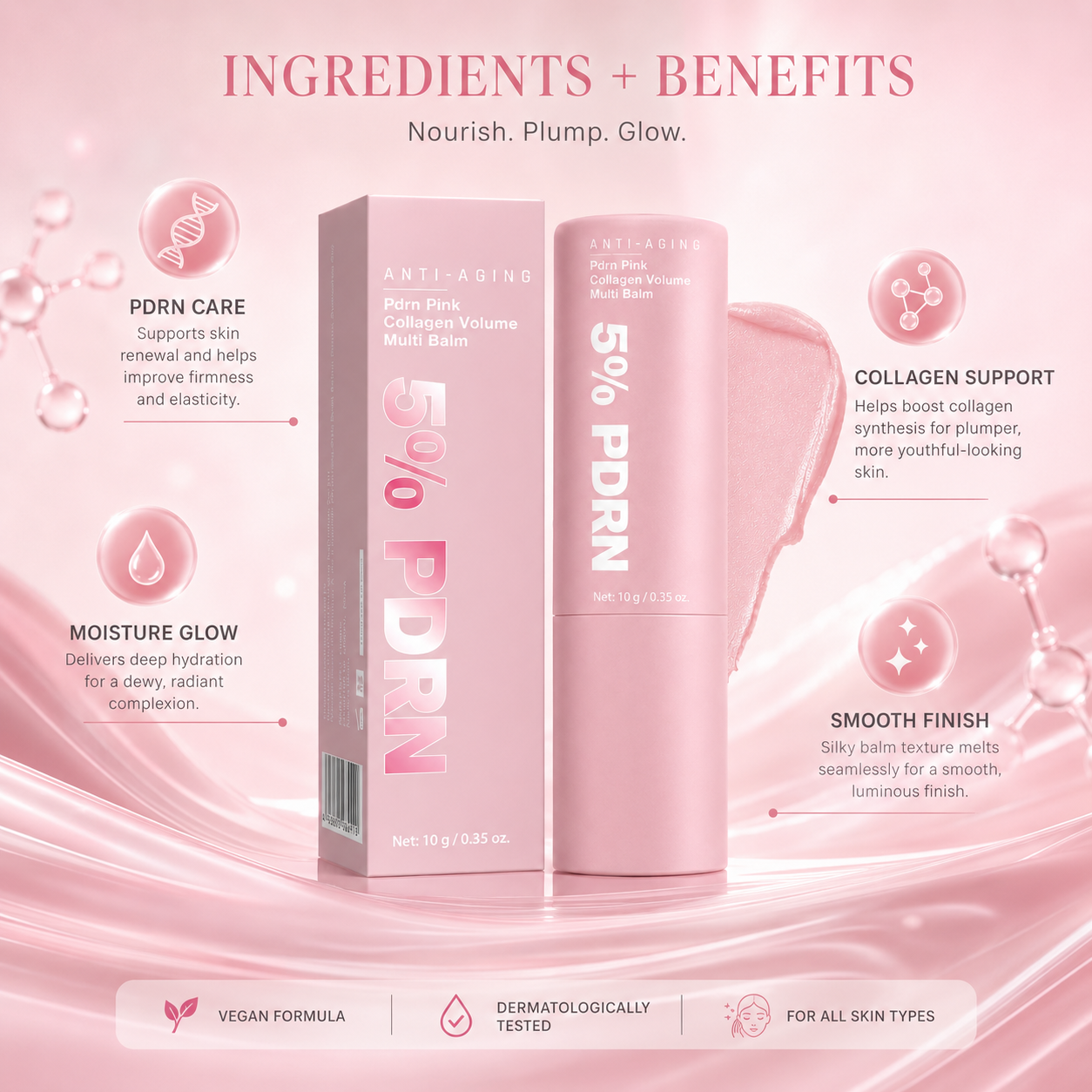 5% PDRN Pink Collagen Volume Multi Balm 10G