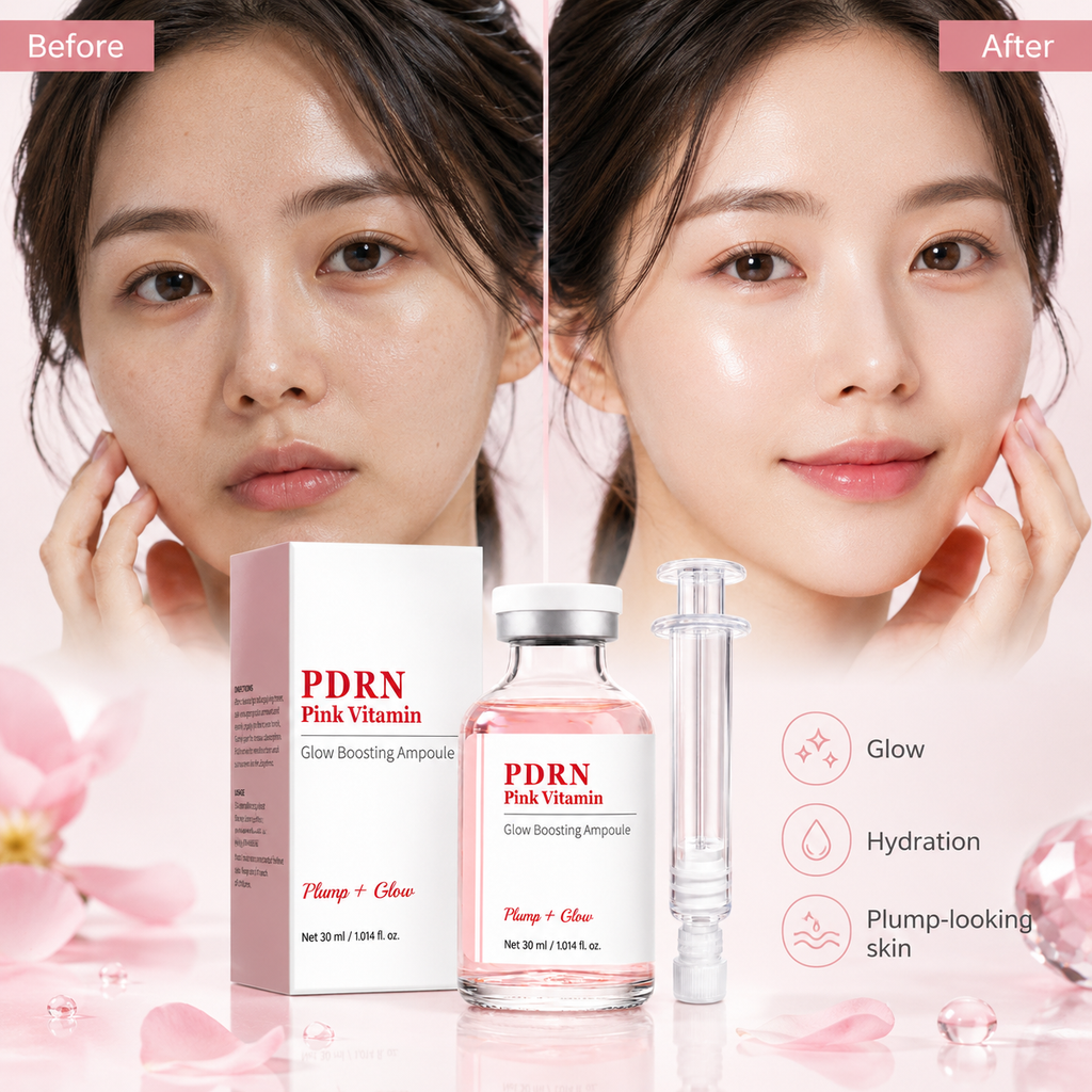 PDRN Pink Vitamin Multi-Peptide Glow Ampoule 30ml