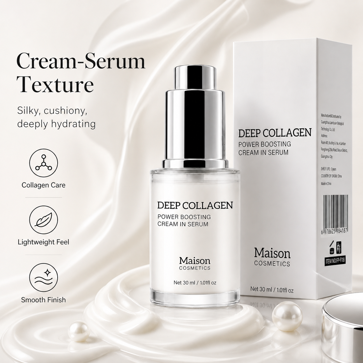 Deep Collagen Power Boosting Cream-in-Serum 30ml