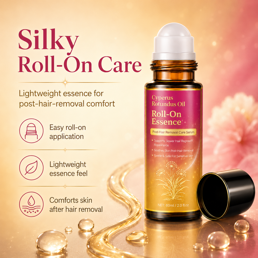 Cyperus Rotundus Oil Post-Hair Removal Roll-On Serum 60ml