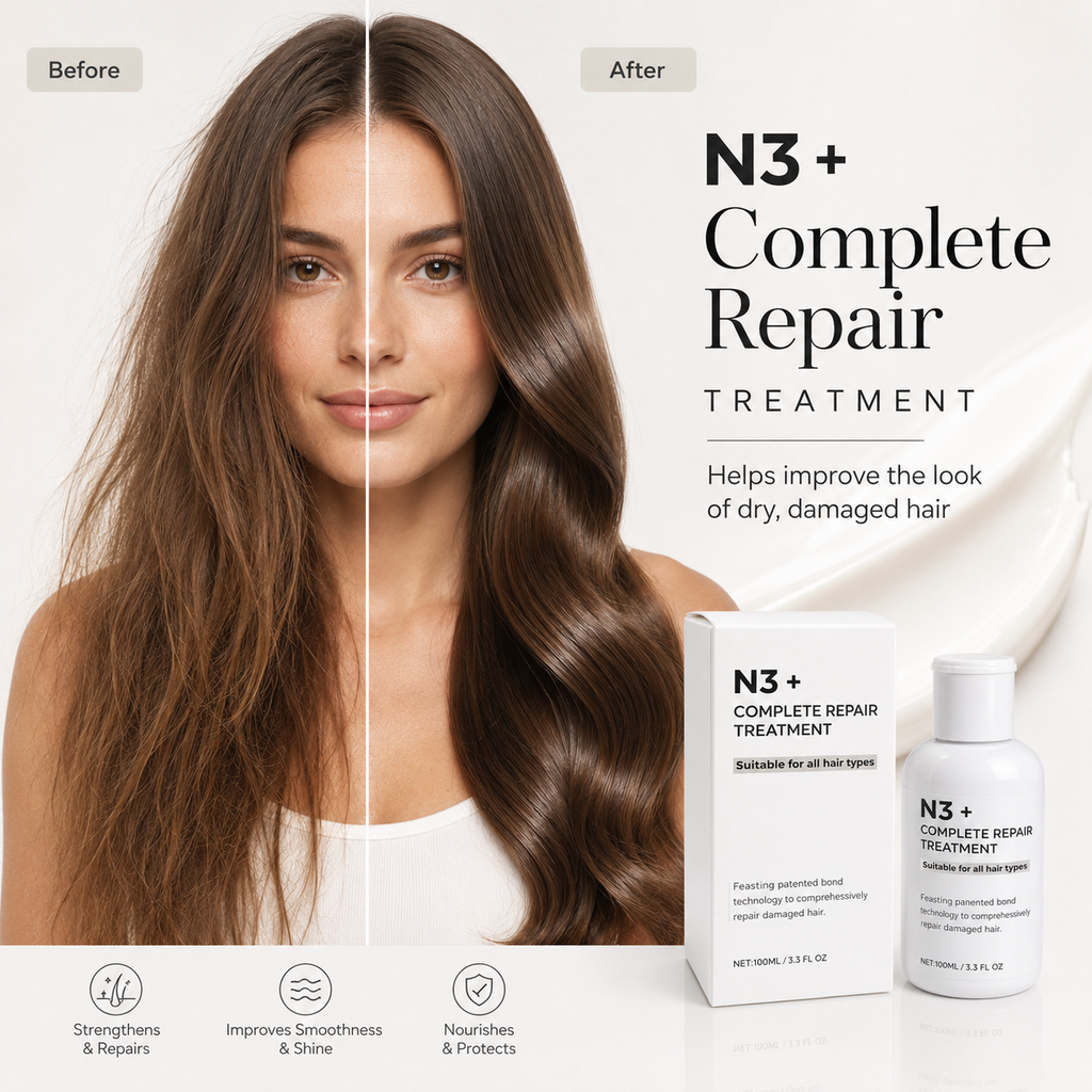N3+ Complete Repair Hair Treatment for All Hair Types 100ml