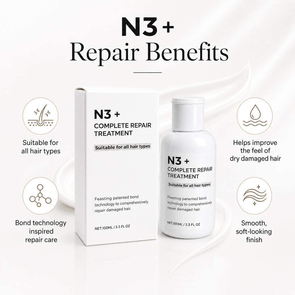 N3+ Complete Repair Hair Treatment for All Hair Types 100ml
