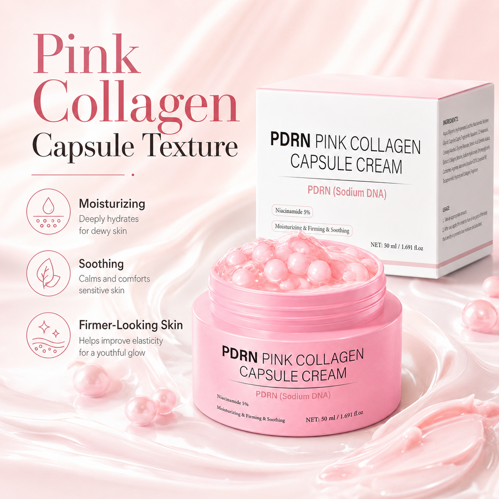 PDRN Pink Collagen Capsule Cream with Niacinamide 5% 50ml
