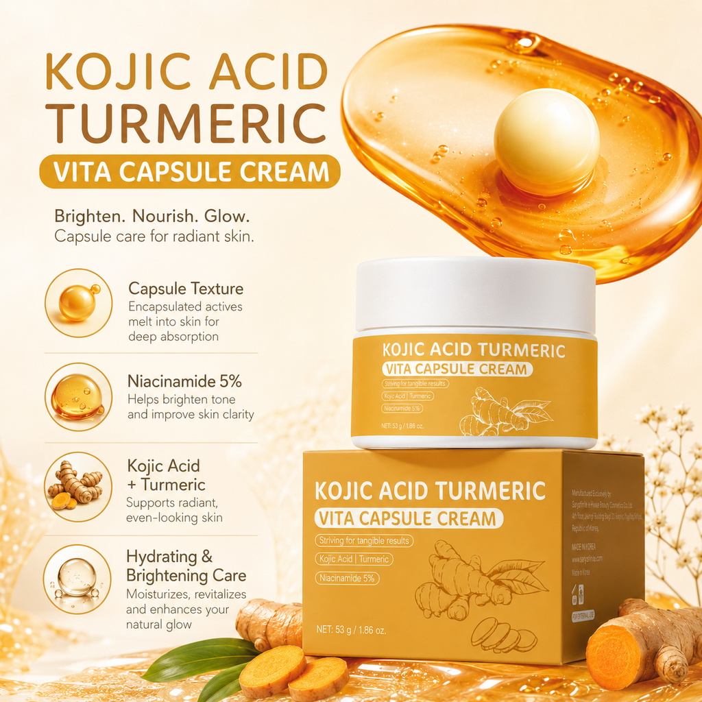 Kojic Acid Turmeric Vita Capsule Cream with Niacinamide 5% 53g