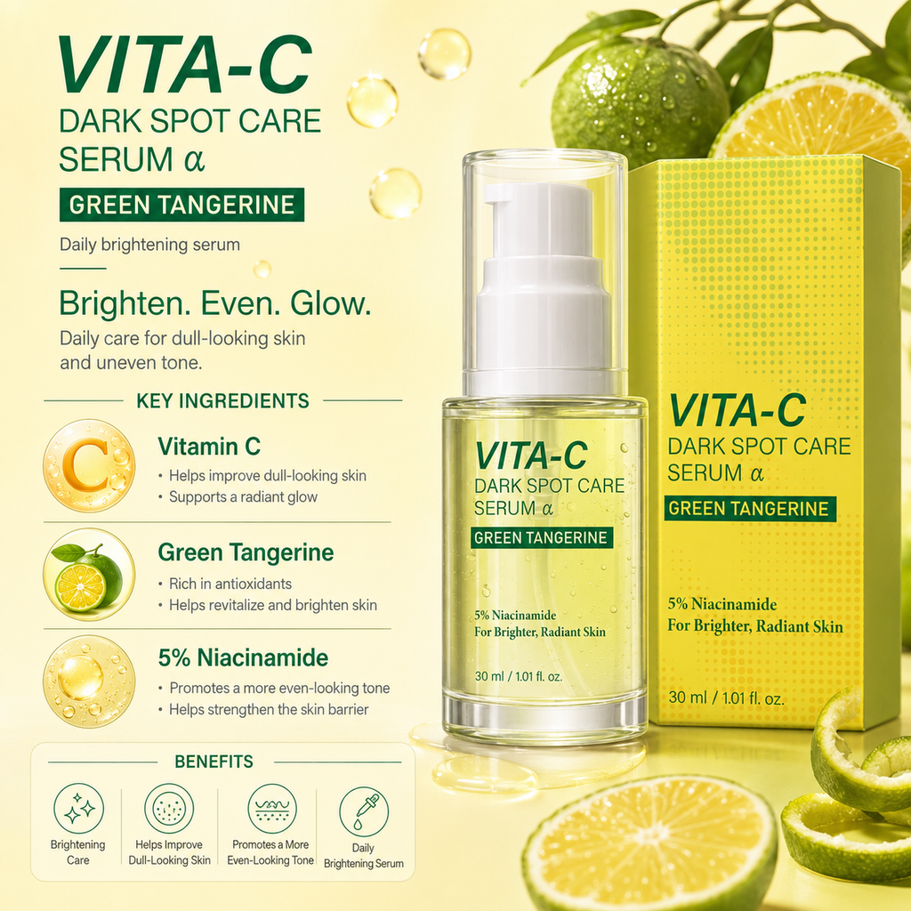 Vita-C Green Tangerine Dark Spot Care Serum with Niacinamide 5% 30ml