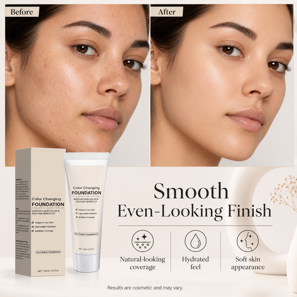 Color Changing Foundation for Medium Complexions 30ml