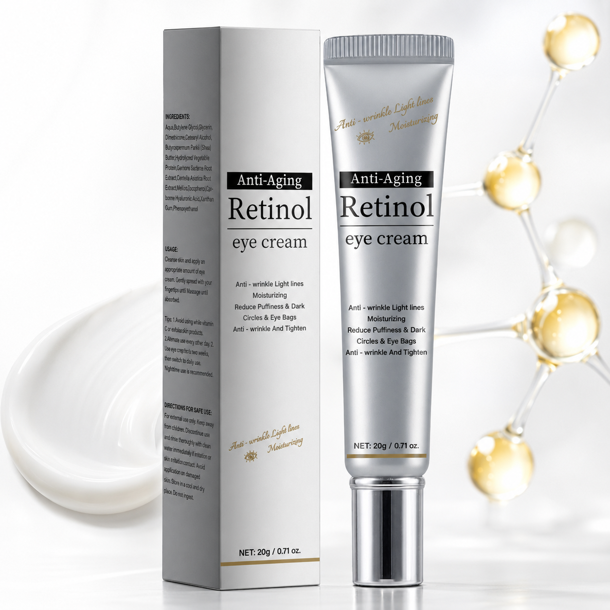 Retinol Eye Cream for Fine-Line Look Care 20g