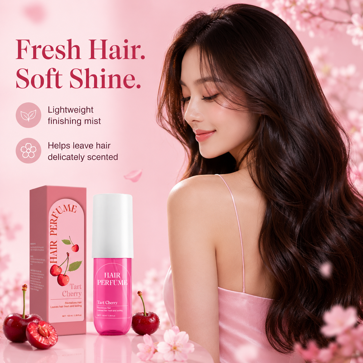 Tart Cherry Hair Perfume Refreshing Hair Mist 100ml