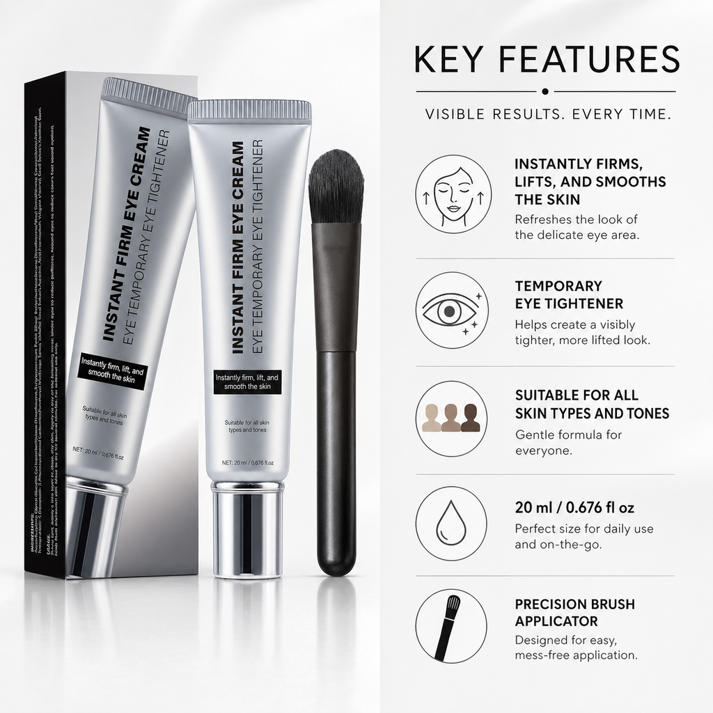 Instant Firm Retinol Eye Cream Temporary Eye Tightener 20ml