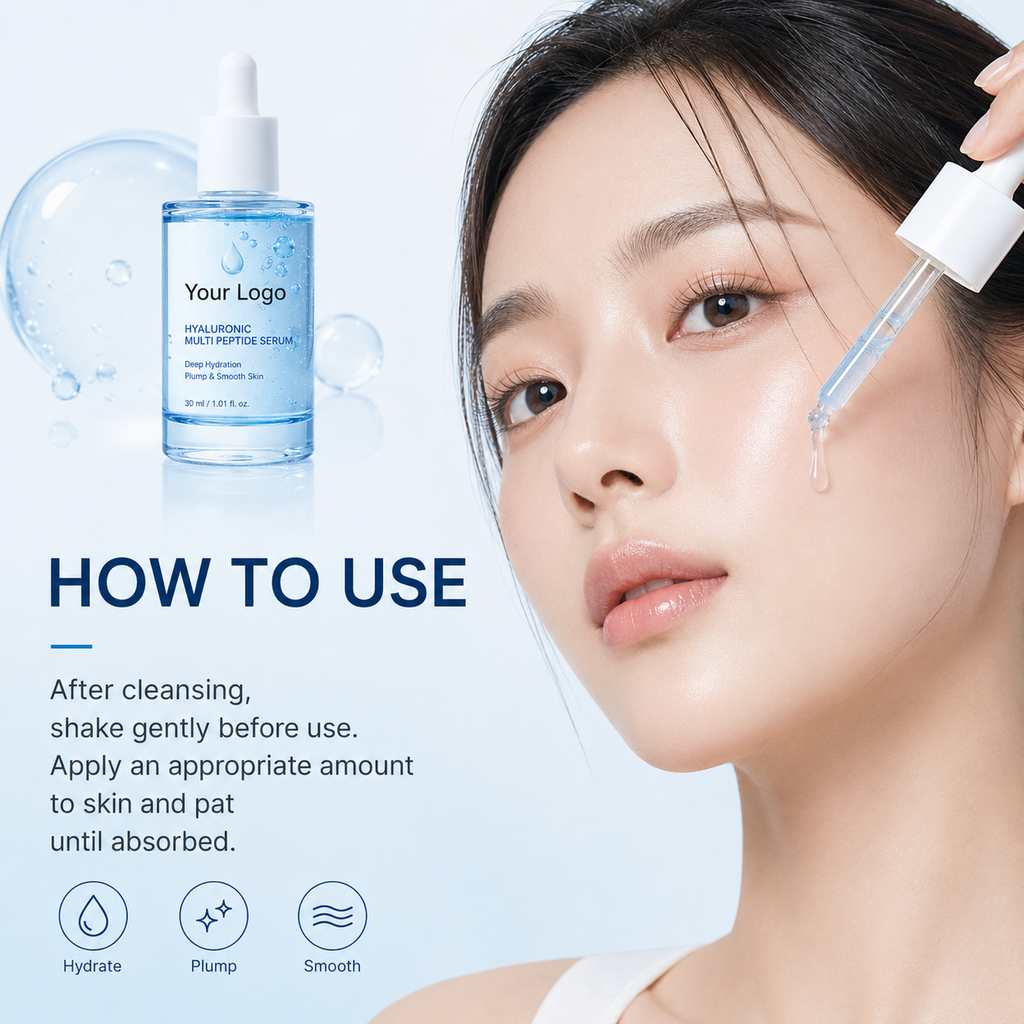 K-beauty inspired blue serum packaging concept by RNX Labs