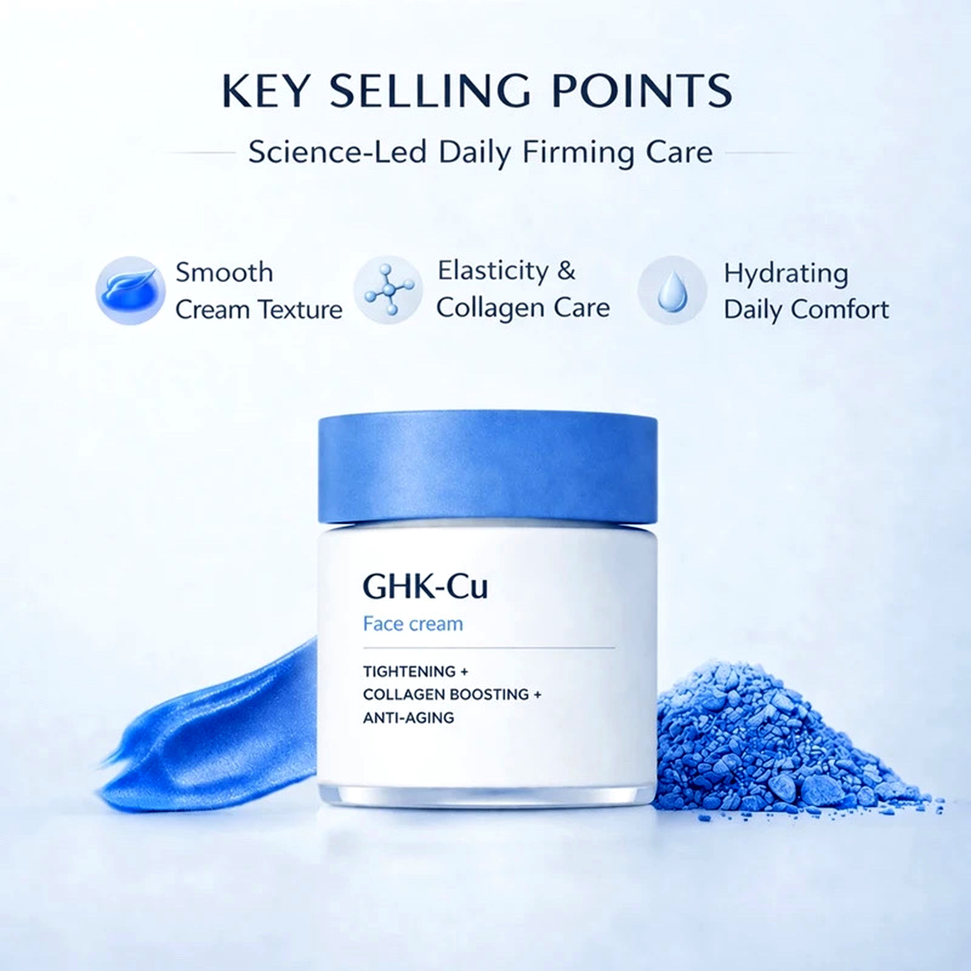 GHK-Cu Copper Peptide Firming Face Cream